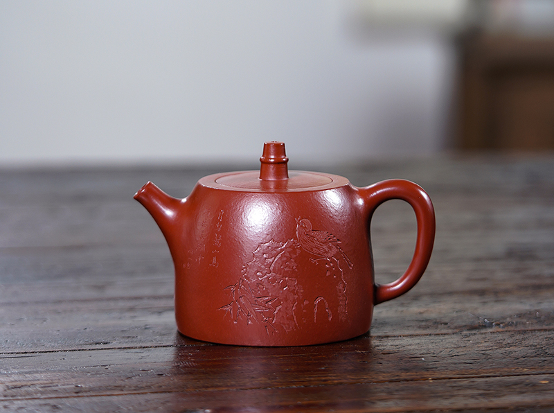 320cc朱泥汉铎壶