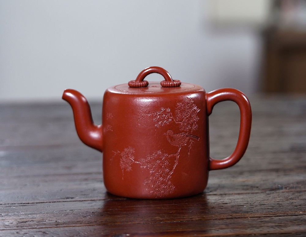 450cc朱泥双圈老壶